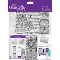 DoCrafts Creativity Essentials A5 Clear Stamps Musicality Background
