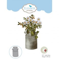 Elizabeth Craft Designs - Garden Notes - Vintage Tin Milk Can Die 1597