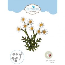 Elizabeth Craft Designs - Garden Notes - Feverfew 1 Die 1589