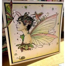 Pink Ink Designs A5 Clear Stamp Set - Acorn Fairy