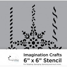 Imagination Crafts Stencil 6x6 - Hanging Stars