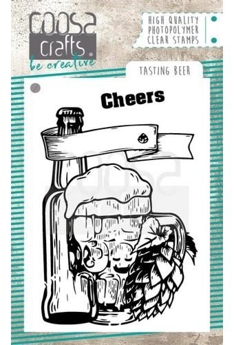 Coosa COOSA Crafts Clearstamps A7 - Tasting beer