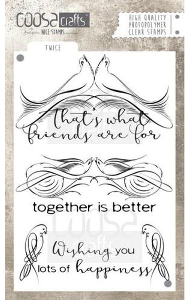 Coosa COOSA Crafts Clearstamps A6 -Twice A6