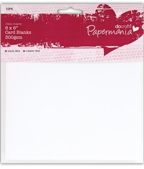 DoCrafts DoCrafts Papermania 6x6 Inch Blank Cards and Envelopes 10 Pack