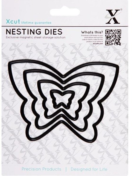 DoCrafts Xcut - Nesting Dies - Butterflies