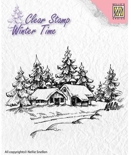 Nellie Snellen Nellie Snellen Clear Stamps - Wintery House WT002