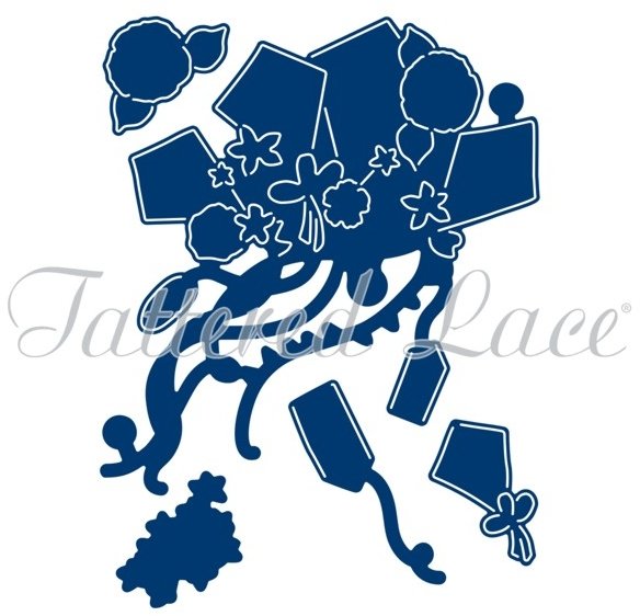 Tattered Lace Tattered Lace Summer Kite Die & Stamp (ETL257)