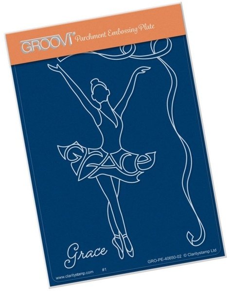 Clarity Clarity Stamp Ltd Grace Ballerina/Dancer A6 Groovi Plate