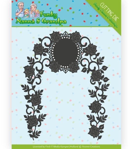 Yvonne Creations Yvonne Creations - Funky Nanna's - Floral Arch Die