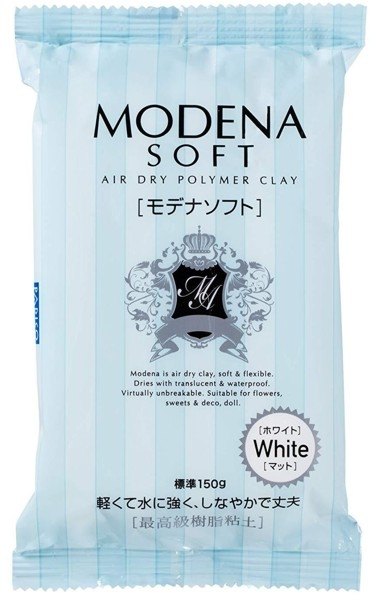 Modena Modena Soft Air Dry Polymer Clay - White 150g