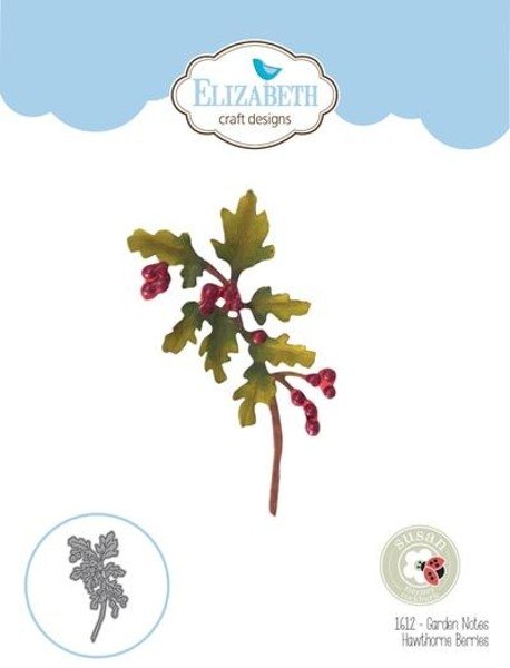 Elizabeth Crafts Elizabeth Craft Designs - Garden Notes Hawthorne Berries Die 1612