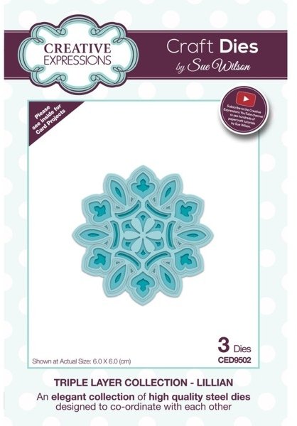 Creative Expressions Sue Wilson Triple Layer Collection Lillian Die - CLEARANCE