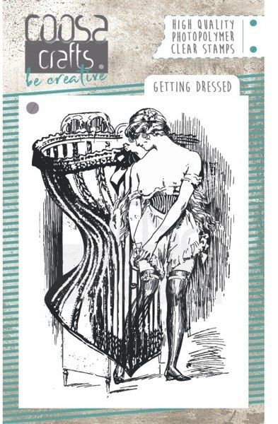 Coosa COOSA Crafts clear stamps #10 - Getting Dressed A7