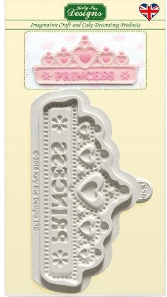Katy Sue Katy Sue Designs Ltd - Princess Tiara Banner Silicone Mould