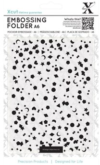 DoCrafts DoCrafts Xcut A6 Embossing Folder Mixed Confetti
