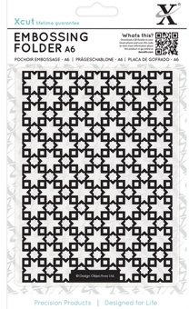 DoCrafts DoCrafts Xcut A6 Embossing Folder Moroccan Star Tiles