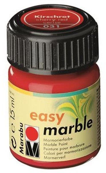 Marabu Marabu Easy Marble 15ml Cherry Red 031 - 4 For £11.99