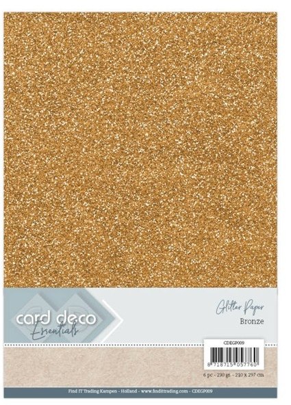 Card Deco Card Deco Essentials Glitter Paper Bronze Buy 3 Get 1 FREE