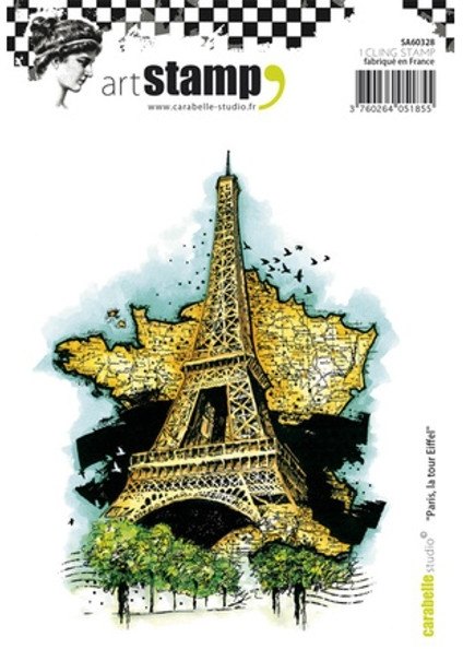 Carabelle Carabelle Studio Cling Stamp A6 : Paris, la tour Eiffel