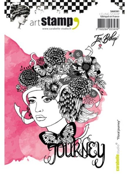 Carabelle Carabelle Studio Cling Stamp A6 : Floral journey by Jen Bishop