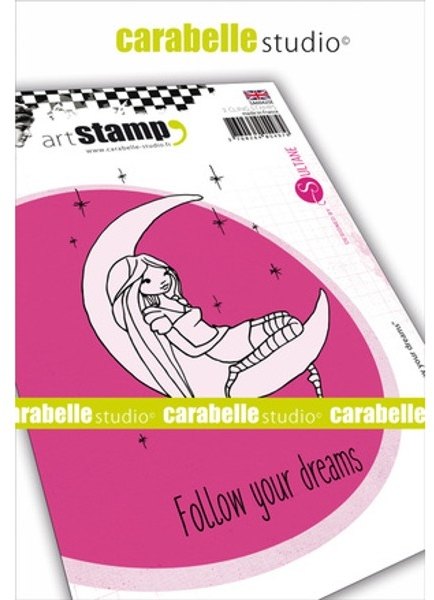 Carabelle Carabelle Studio Cling Stamp A6 : Follow your dreams by Sultane