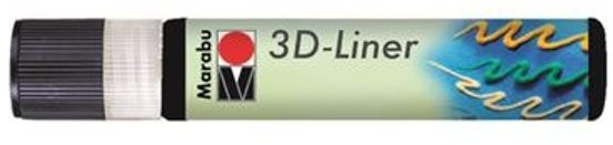 Marabu Marabu 3D Liner 25ml Black 673 - 4 For £12.49