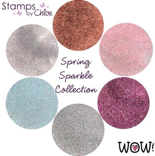 Stamps by Chloe Stamps by Chloe Set of 6 WOW Embossing Glitters - Spring Sparkle Collection