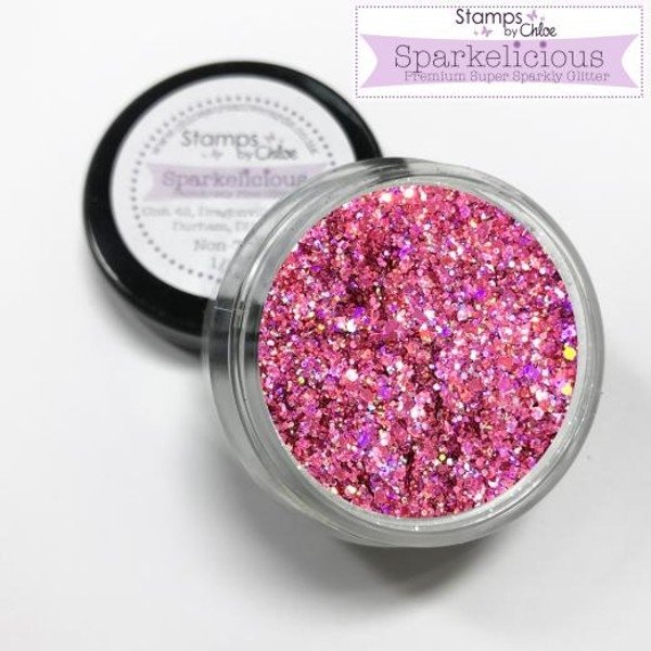 Stamps by Chloe Stamps by Chloe Rosy Glow Sparkelicious Glitter 1/2oz Jar £5 Off Any 3
