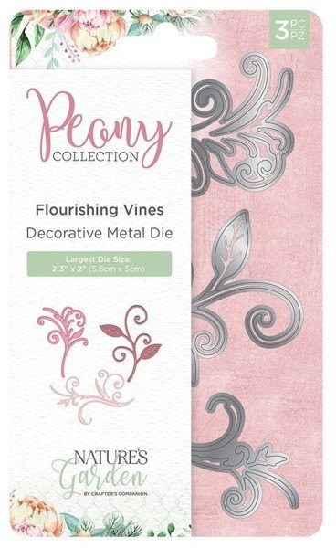 Sara Davies Peony Collection - Metal Die - Flourishing Vines