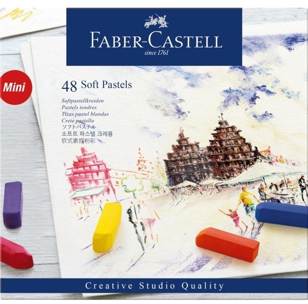 Faber Castell Faber Castell Box of 48 Creative Studio Half-Stick Soft Pastels