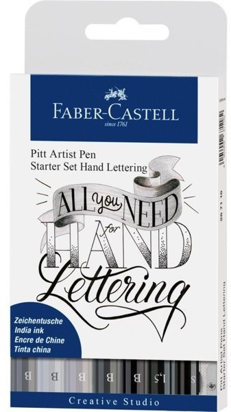 Faber Castell Faber Castell Pitt Pen Handlettering Design Starter Set