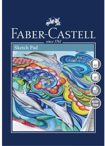 Faber Castell Faber Castell A5 Creative Studio Sketch Pad 100gsm 50 Sheets