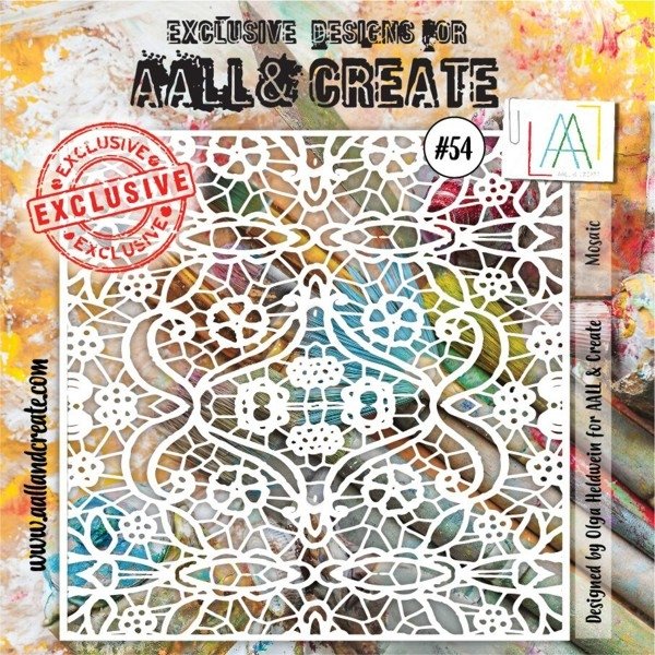 Aall & Create Aall & Create 6x6 Stencil #54