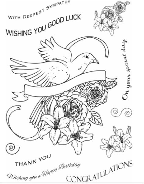 Sharon Callis Sharon Callis Craft - Clear Stamps - Thoughtful Wishes