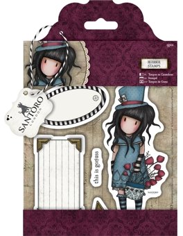 DoCrafts Gorjuss by Santoro Rubber Stamps  The Hatter