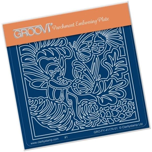Clarity Clarity Stamp Ltd Thistledown Fairy A6 Square Groovi Baby Plate