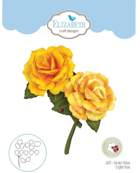 Elizabeth Crafts Elizabeth Craft Designs - Garden Rose - English Rose 1639