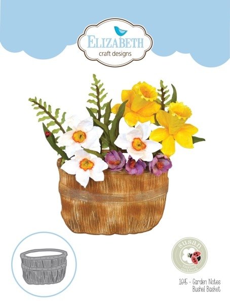 Elizabeth Crafts Elizabeth Craft Designs - Garden Notes - Bushel Basket 1645