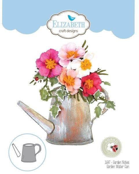 Elizabeth Crafts Elizabeth Craft Designs - Garden Notes - Garden Watering Can 1647
