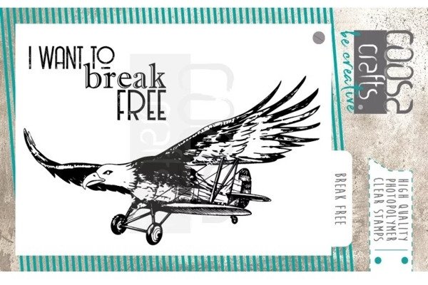 Coosa COOSA Crafts Clear Stamps #11 - Break Free A7