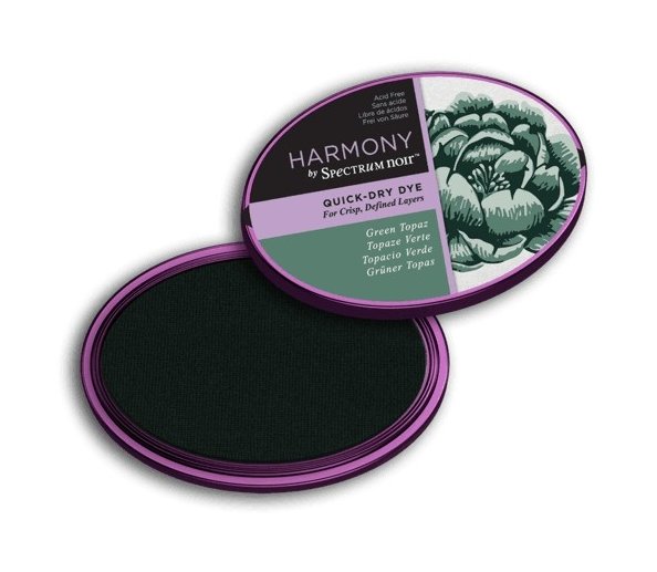Spectrum Noir Inkpad - Harmony Quick-Dry Dye (Green Topaz) - 4 for £16