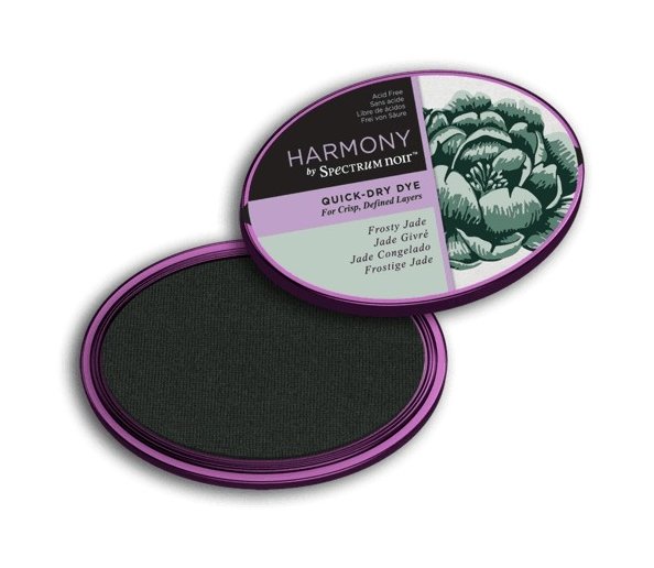 Crafter's Companion Spectrum Noir Inkpad - Harmony Quick-Dry Dye (Frosty Jade) - 4 for £16
