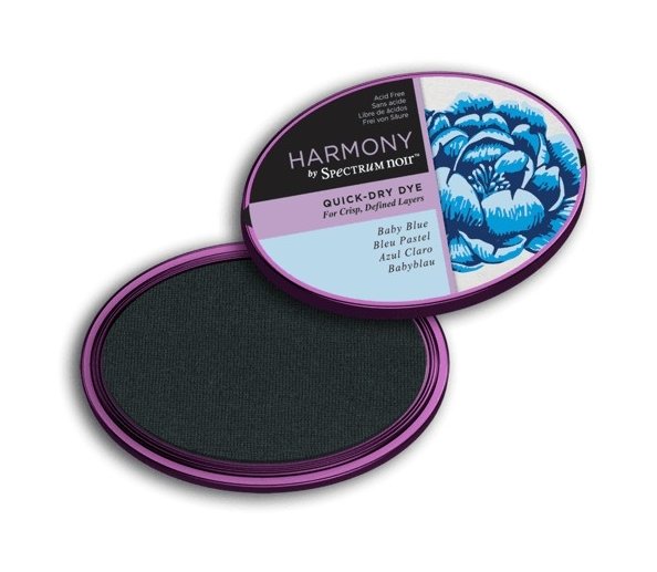 Crafter's Companion Spectrum Noir Inkpad - Harmony Quick-Dry Dye (Baby Blue) - 4 for £16