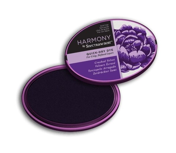 Crafter's Companion Spectrum Noir Inkpad - Harmony Quick-Dry Dye (Crushed Velvet) - 4 for £16