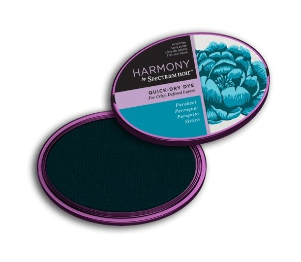 Crafter's Companion Spectrum Noir Inkpad - Harmony Quick-Dry Dye (Parakeet) - 4 for £16