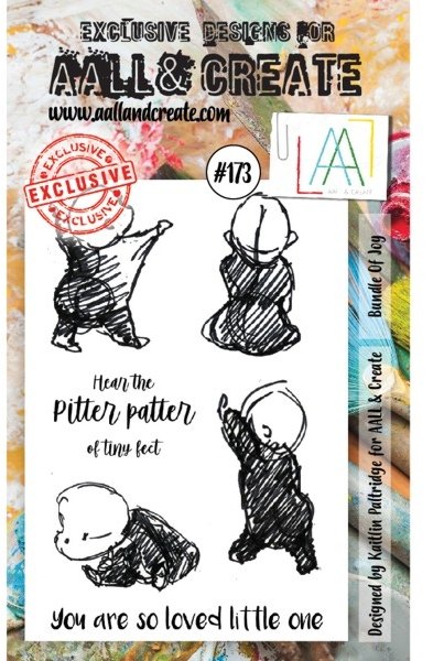 Aall & Create Aall & Create A6 Clear Stamps #173 - Bundle of Joy - CLEARANCE