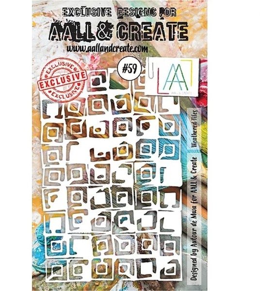 Aall & Create Aall & Create A6 Stencil #59
