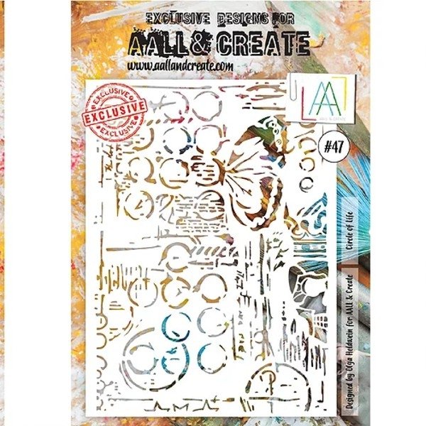 Aall & Create Aall & Create A4 Stencil #47