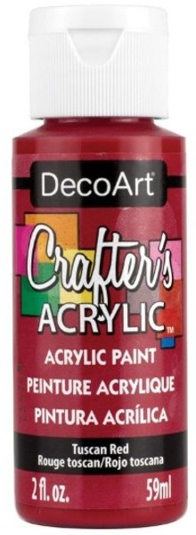 DecoArt DecoArt Crafter's Acrylic - Tuscan Red 4 For £8.99