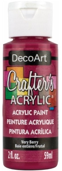 DecoArt DecoArt Crafter's Acrylic - Very Berry 4 For £8.99